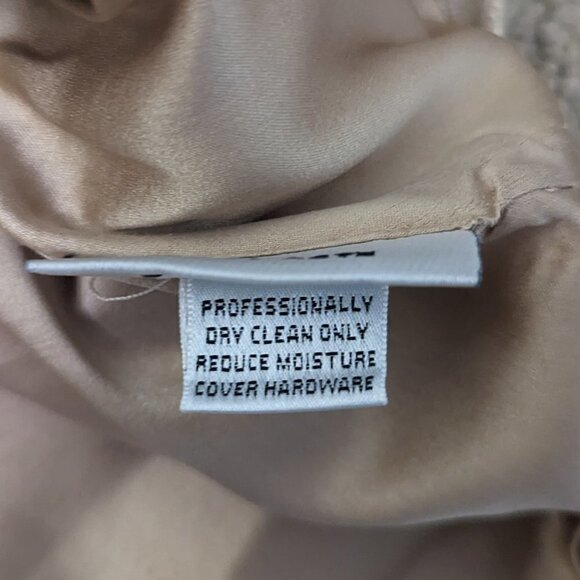 COUTURE ST JOHN Beige 100% Raw Silk lined Sleeveless Jacket sz 16 NWT - Picture 5 of 8